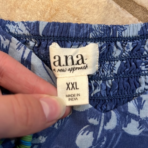 NWT Ana a new approach Sz XXL Blue dress - Picture 3 of 5